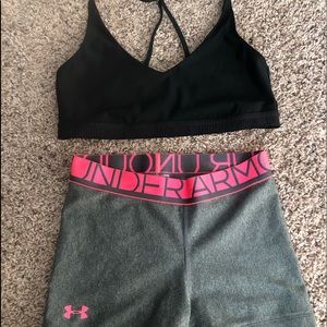 Under Armour Spandex w/ Sports Bra